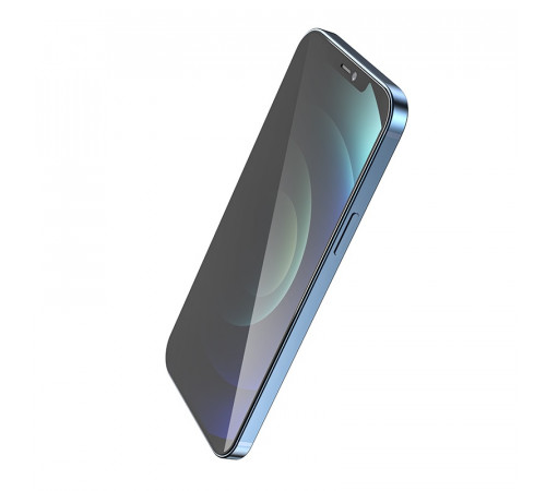 Захисне скло HOCO Full screen HD privacy protection tempered glass set for iP12 Pro Max (25PCS)(G11) Black (6931474771414)