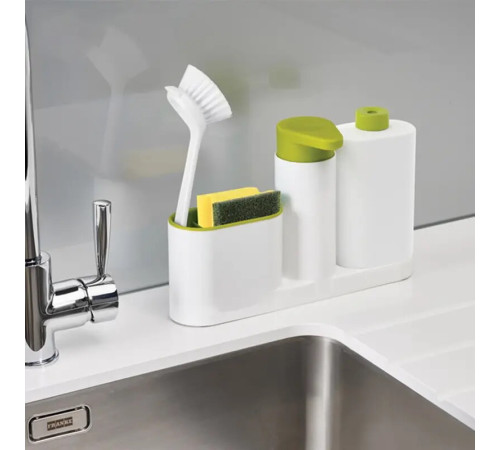 Дозатор для мыла  Диспенсер   моюего средства на раковину  3 в 1 STORAGE BOX  XL-289  (60)