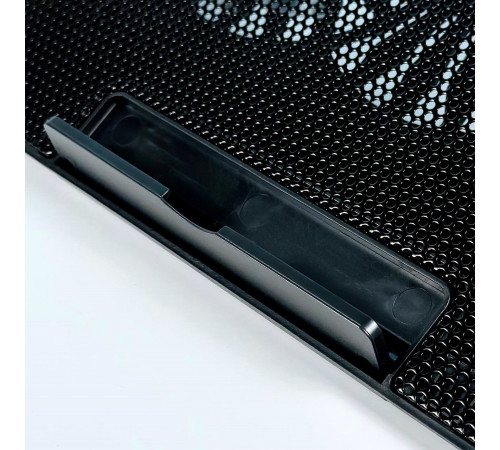 Підставка-охолоджувач для ноутбука N33 RGB light з тримачем для телефону 12-17inch (2 Fan)