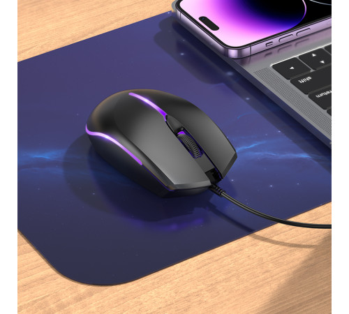 Мишка комп'ютерна дротова Borofone BG10 Soaring game luminous