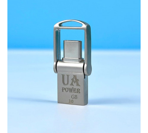 USB флеш UA Power 128Gb Metal USB3.0+Type-C Швидкісна