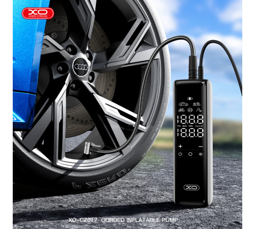 Автомобільний компресор XO CZ017 120W з кабелем 3m