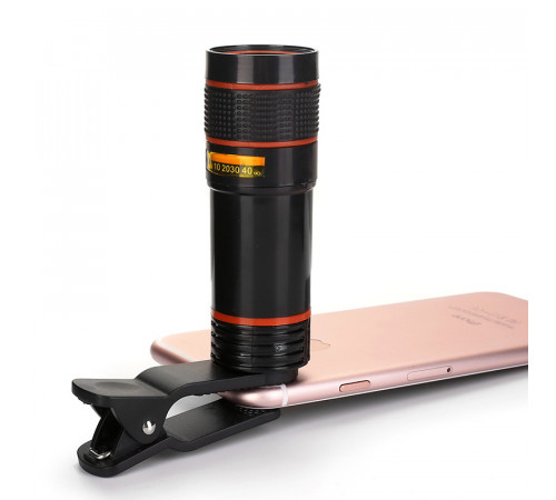 Телефонний об'єктив Mobile Phone Telescope 12X Zoom