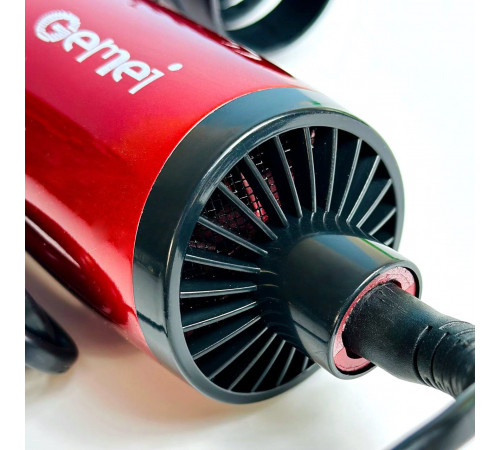 Набір фен-щітка стайлер Geemy GM-4829 3в1 (2 насадки)