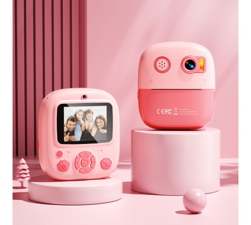 Дитяча фотокамера XO XJ04 front and rear dual camera з функцією друку