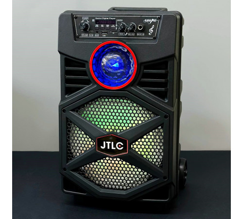 УЦІНКА Колонка JTLC JT-820 з RGB-підсвічуванням та мікрофоном (25,0*24,8*41,3 см) (не працює Bluetooth)