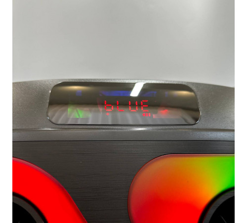 УЦІНКА Колонка VIP JT-1210 з RGB-підсвічуванням та 2-ма мікрофонами (40,5*40,2*109,5 см) (тріщина на верхній частині)