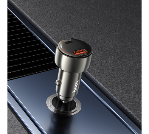 Автомобільний зарядний пристрій Hoco Z50 Leader PD30W+QC3.0