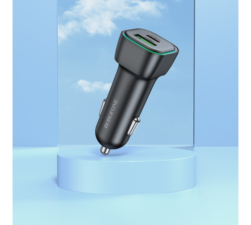 Автомобільний зарядний пристрій Borofone BZ28A Trophie PD30W+QC3.0