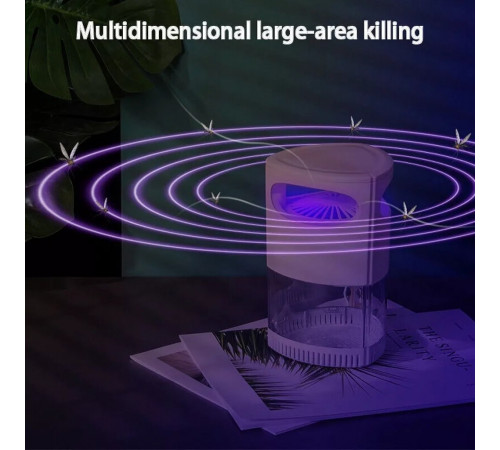 Лампа-пастка від комах DGS-885 Electric Mosquito Killer Lamp працює від USB (18см)