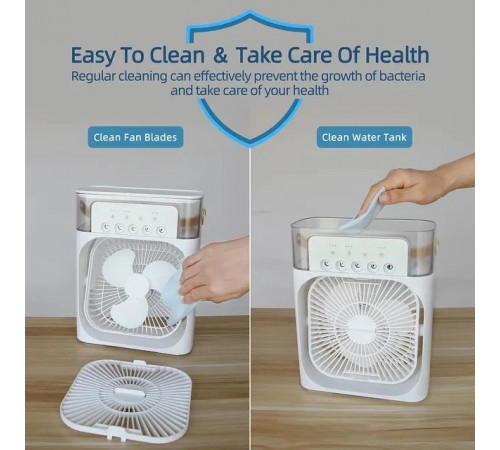 Вентилятор AIR COOLER FAN Add perfume з контейнером для льоду (25,5*18,0см)