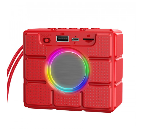 Портативна колонка Borofone BR16 Gage sport GREEN (10,0*8,4*4,7 см)