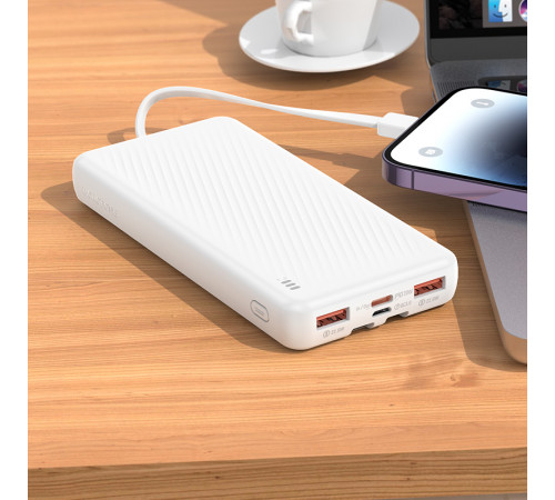 УМБ Power Bank Borofone BJ57 Graceful 10000mAh 22.5W+PD20W (with cable Type-C+Lightning)