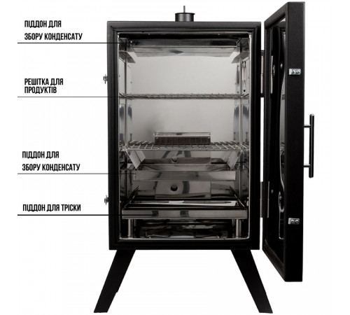 Електрична коптильня Daddy Smoke гарячого копчення