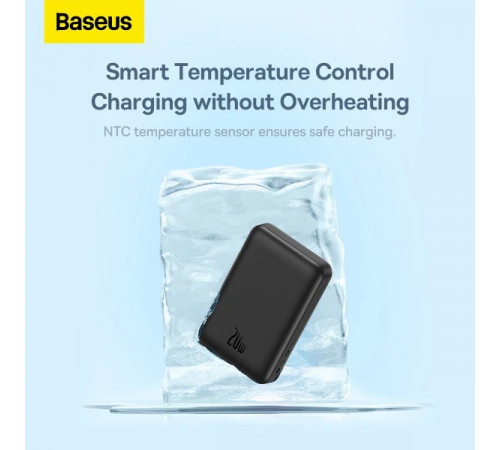 УМБ Power Bank Baseus Magnetic Mini Air 10000mAh 20W з бездротовою зарядкою (P10059001223-00)