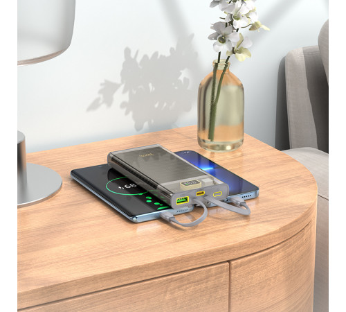 УМБ Power Bank Hoco J104 Discovery edition 10000mAh 22.5W (with cable Type-C+Lightning)