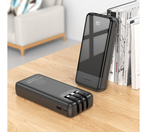 УМБ Power Bank Hoco J114A Charger 20000mAh 2A (with cable Lightning, Micro, Type-C)