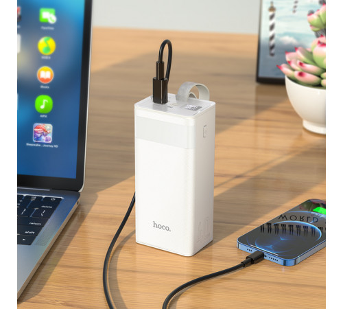 УМБ Power Bank Hoco J86 Powermaster 40000mAh PD20W+QC3.0 (з ліхтарем)