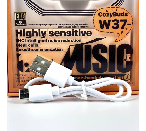 Бездротові навушники Remax W37 Spirit Gen1 ENC Noise Cancelling CozyBuds