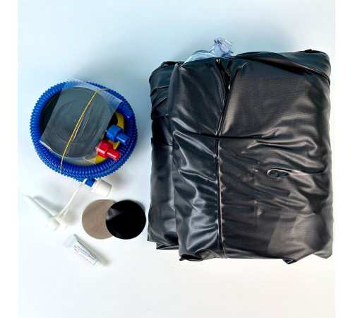 Надувне крісло з пуфом-підставкою для ніг AIR SOFA (116*98*83 см)