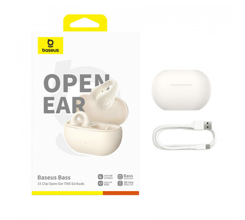 Бездротові навушники Baseus Bass 15 Clip Open-Ear (A00079500223-00)