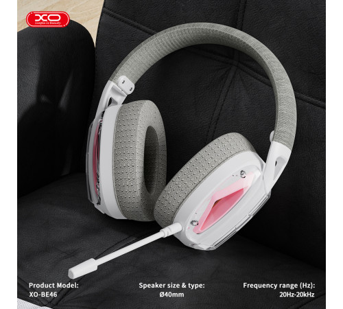 Навушники XO BE46 трирежимні ігрові 2.4G