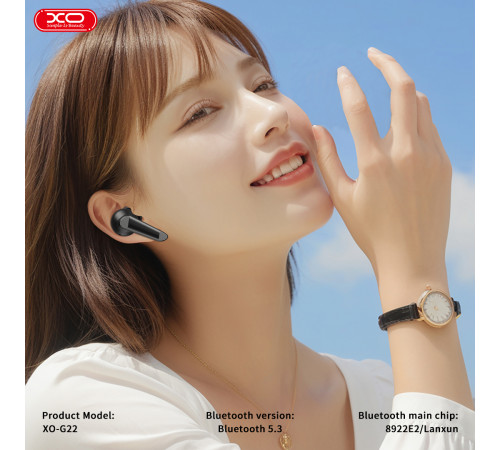 Бездротові навушники XO G22 Meow Star ANC+ENC (подвійний мікрофон)