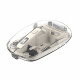 Мишка бездротова XO M12 transparent (Connector: Bluetooth+2.4G USB)
