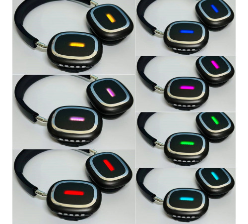 Навушники B23 Bluetooth з RGB підсвічуванням