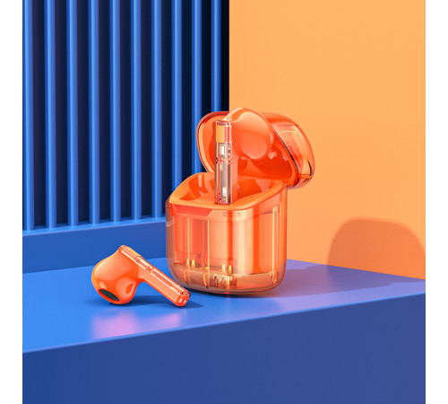 Бездротові навушники Borofone BW23 Crystal bean Transparent Edition