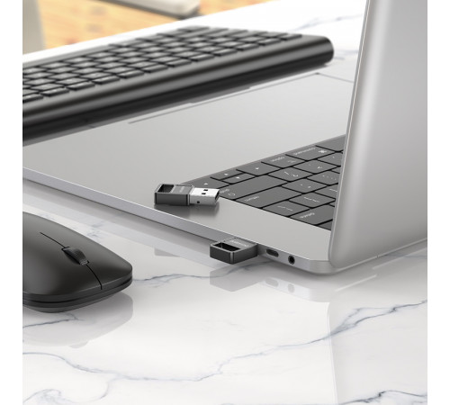 Bluetooth адаптер Borofone DH8 USB для комп'ютера і ноутбука