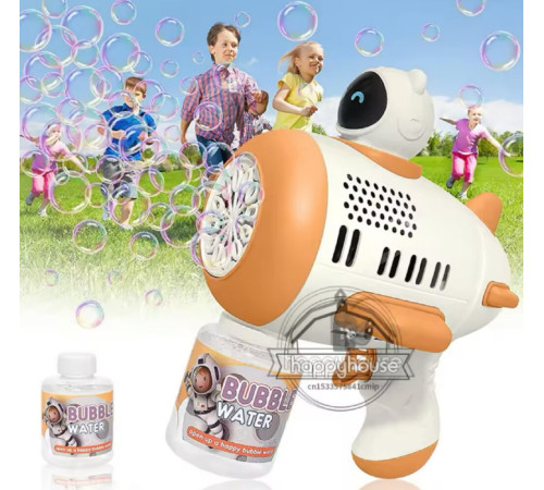 ПИСТОЛЕТ  Детский автоматический ПИСТОЛЕТ   пулемёт для мыльных ПУЗЫРЕЙToy bubble gun	 388-10(60)