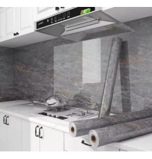 Самоклеюча плівка Supretto Мармур 2*60см СІРА  081 (100)