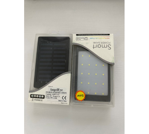 Повер Банк  12000 mAH  солнечная панель