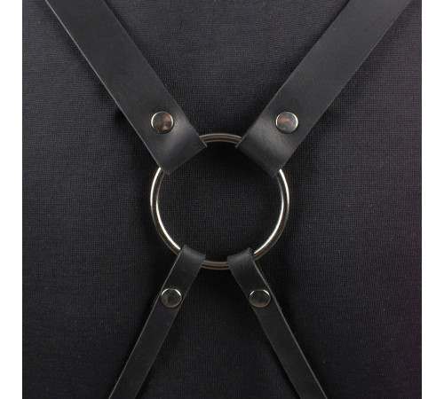 Кухарський фартух Daddy Smoke із тканини чорний