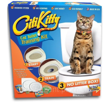 CitiKitty - набор для приучения кошки к унитазу (50) (24)