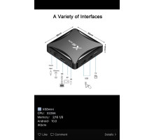 Смарт Приставка   X88 mini  Андроид 11   4/32     40)(20)