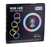 Кольцевая Led лампа RGB MJ36    (36см)     (20) HA-8