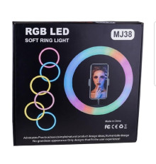 Кільцева Led лампа RGB MJ38 (38см) (10)