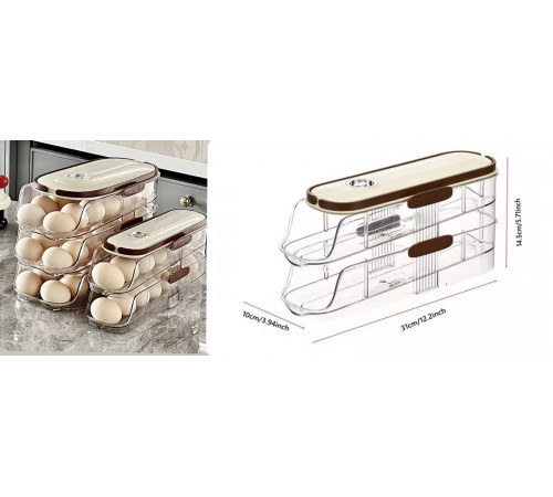 Полиця Підставка для яєць 2 полички Egg rack 133 (10)