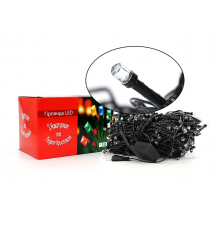 4565 2025 Чірний провідГірлянда 100LED mix 111-10 (100)