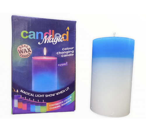 Свічка З воску з підсвічуванням Candled Madic 7 color ( 80)