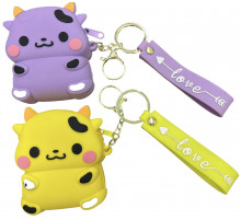 Чехол 3D для AirPods Pro 2 1, защитный силиконовый чехол с милыми животными  ( 600)