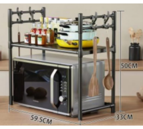 Мікрохвильова пілка Стелаж для мікрохвильової печі 59,5-33*50 см 6621-2 (20)