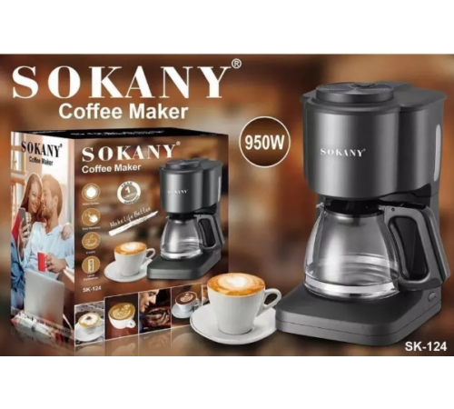 Кавоварка крапельна електрична Sokany SK-124 (8)