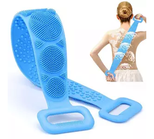 Силіконова щітка для душу Silicon bath towel (250) (500)