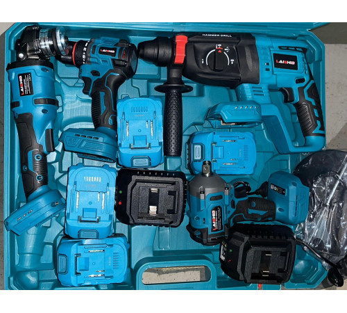 ШУРУПОВЕРТ 4 В 1 БОЛГАРКА ПЕРФОРАТОР ГАЙКОВЕРТ 48V 1564 4 АКБ40-56 (2)