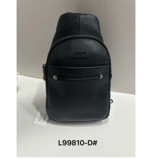Сумка Чоловіча Чорна Backpack for men JASPER Шкіра L99810-d (100)
