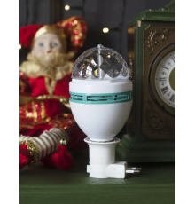 Диско Лампа Світлодіодна лампочка RGB у формі чарівної кулі E27 HA-142 (100)