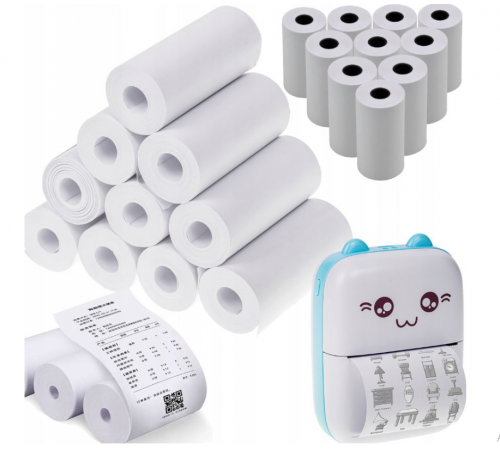 Папір Ролони 5 шт в упаковці Для термопринтера Printing paper -64-10 400PCS (80)